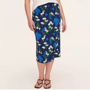 Kate Spade x Target Mixed Floral Sweater Midi Skirt NWT